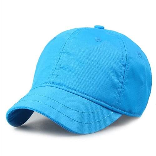 Summer mens and womens hats short brim caps quick-drying baseball cap Womens sun visor leisure equestrian hat