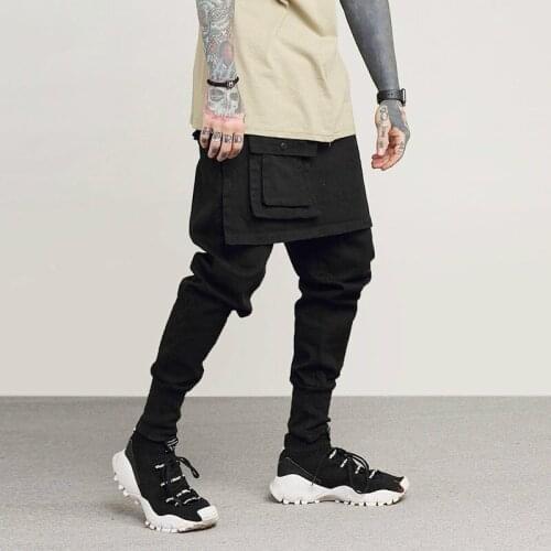 Fashion men Casual Pants cargo Street punk rock hip hop Dancer Jogger trouser Pants pantalon hombre