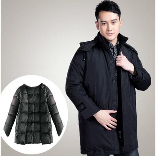 Winter Coat Men Mens Down Jacket Plus Size White Duck Down Coat Puffer Jacket Warm Parka Doudoune Homme 81 YY1331