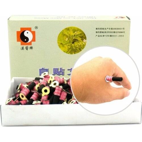 Smokeless Self stick on Mini Moxa Paste Moxibustion Tube for Moxibustion Acupuncture Points Massage