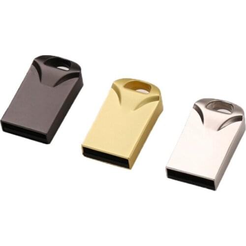 New mini pen drive short metal 3.0 32G/64G/16G pocket high speed Usb flash drive cute Usb Memory Disk Custom Logo car music ad