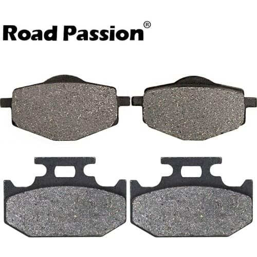 Motorcycle Front & Rear Brake Pads For YAMAHA DT125RE DT 125 RE DT125 125RE 2005-2007 XT225W XT 225 W XT225 225W 4JGI-6 Serrow
