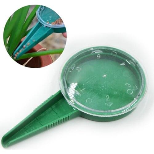 Adjustable Seed Dial 5 Size Setting Disseminator Sower Planter Starter Seeder Sow Garden Sowing Funnel Type Apparatus Farm Tools