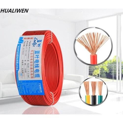 RV0.12 0.2 0.3 0.5 0.75 Square Copper Electronic Welding Wire Single Core Cable Cord