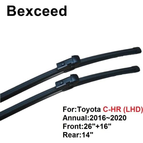 Wiper Blade For Toyota C-HR CHR Bexceed of Car Windshield Windscreen 2016 2017 2018 2019 2020