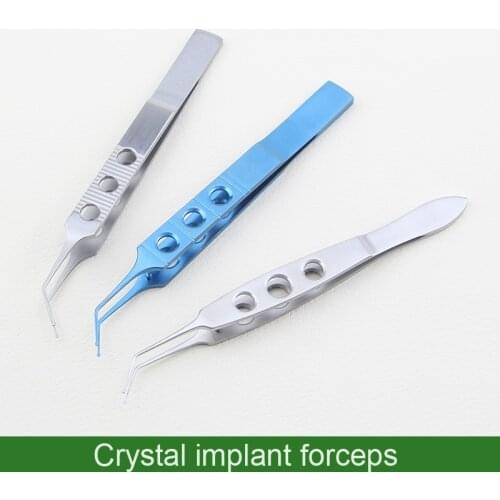 Soft Have forceps Dovetail Round head implanted forceps Titanium alloy stainless steel 11cm