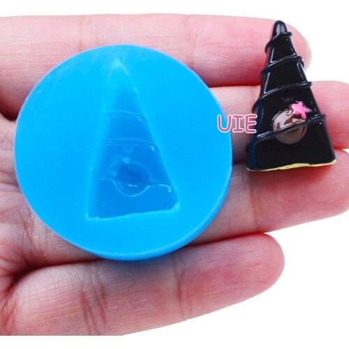 GYL270U 27.9mm x 16.8mm Cake Silicone Mold Fondant Cake Decoration Candy Resin Clay Earrings Necklace Craft Soap Candle