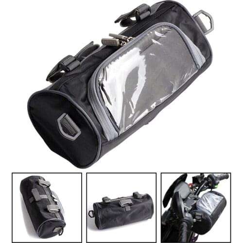 General Motorcycle Windshield Bag Front Handle Fork Storage Box Bag Motorcycle Tail Bag Multi Function And Installation Durable
