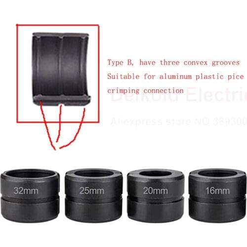 TH mould 16, 20, 25,26, 32mm Pipe Crimping Tool Jaws CW-1632 and GC-1525 hydraulic pressure pipe clamp mould