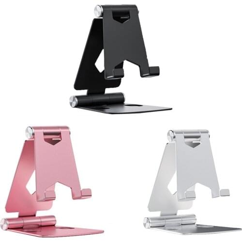 Adjustable Aluminium Alloy Mobile Phone Holder Desk Stand For IPhone X 11 8 7 6 Xiaomi Redmi Huawei Honor Samsung IPad Tablet