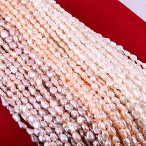 High Quality Natural Freshwater Pearl Irregular 100% Charm Pearls Loose Beads for DIY Necklace Bracelet Making Jewelry Findings