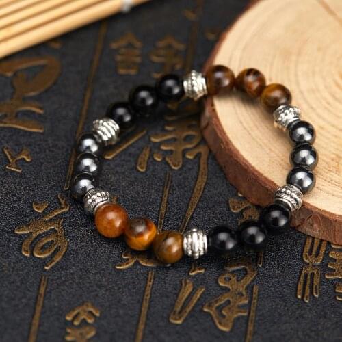 1pc Magnetic Therapy Slimming Bracelet Anti Cellulite Natural Crystal Stone Mixed Color Lose Weight Magnetic Health Care Tools