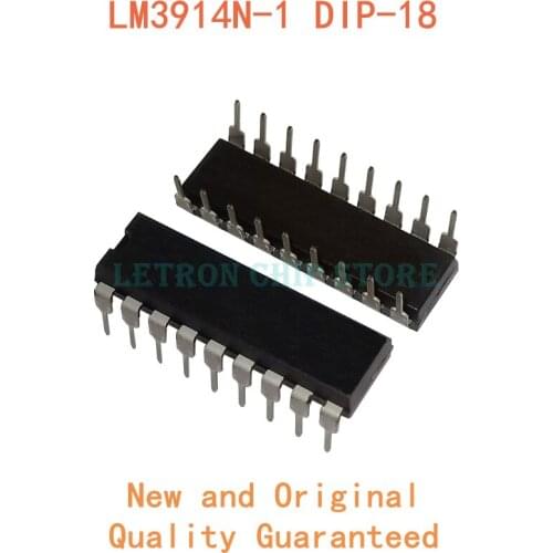 10PCS LM3914N-1 DIP18 LM3914N DIP-18 DIP new and original IC Chipset