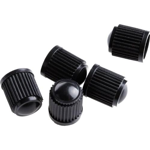100Pcs/Set Plastic Auto Car Bike Motorcycle Truck wheel Tire Valve Stem Caps Black