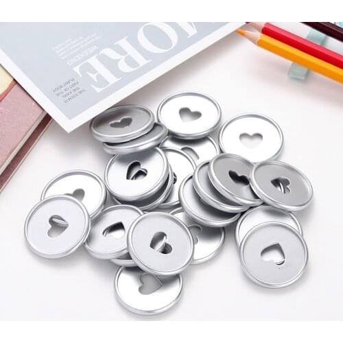 35MM Notepad Binding Buckle Heart Mushroom Hole Binder Ring DIY Planner Notebook Disc Clip Binding Ring Office School Supplies