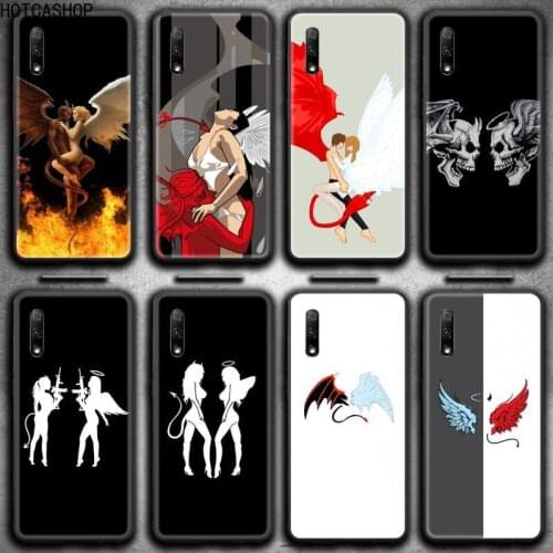 Devil Angels Phone Case for Huawei Honor 30 20 10 9 8 8x 8c v30 Lite view 7A pro
