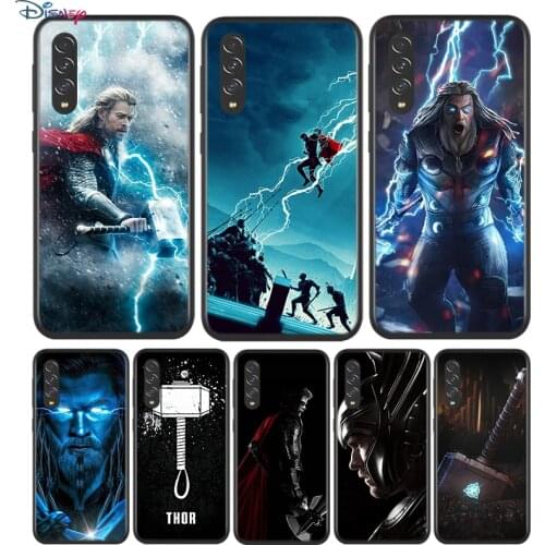 Black Soft Thor Tales Of Asgard For Samsung Galaxy A90 A80 A70 A70S A60 A50 A40 A30 A30S A20S A20E A10 A10E Phone Case