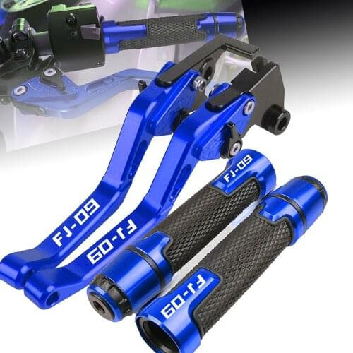 For YAMAHA FZ09 MT09 FJ09 2014 2015 2016 2017 2018 2019 2020 FZ 09 FZ-09 Motorcycle Short Brake Clutch Levers Handlebar Grips