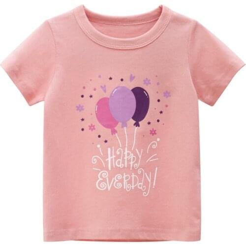 Girls T-Shirts for Summer Kids Boys Clothes Cotton Cartoon Print Baby Tops Toddler Girl Shirts Girls Shirt New Arrive 2020