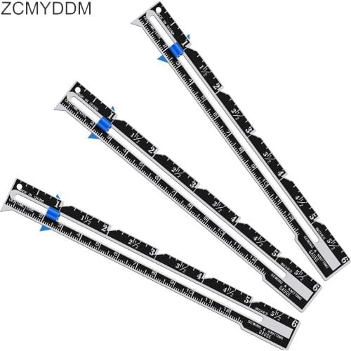 ZCMYDDM 1/3PCS Sewing Gauge Sewing Measuring Tool Seam Measuring Gauge Ruler for Fabric Quilting Knitting DIY Sewing Tools