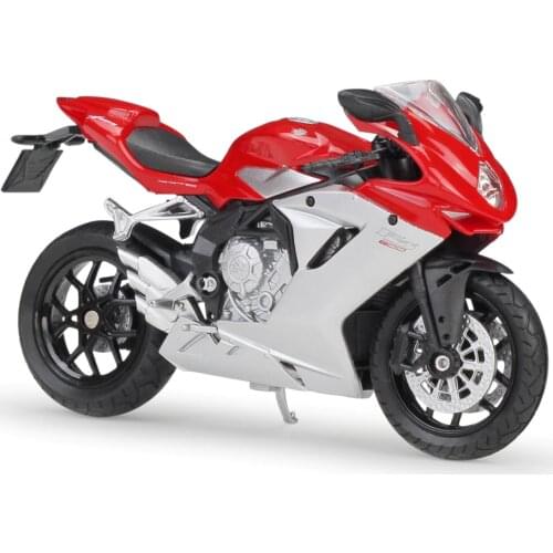 Welly 1:18 Motorcycle Models MV Agusta F3 800 Alloy Model Motorcycle Model Motor Bike Miniature Race Toy For Gift Collection