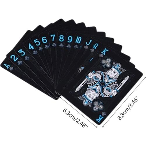 X3UA Cartoon PVC Box-packed Plastic Playing Cards Set Deck Poker Classic Tricks Tool Tricks Card Game