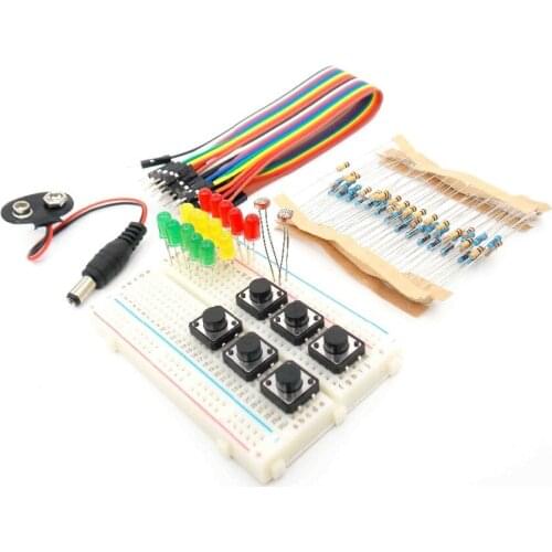 New Starter Kit for UNO R3 mini Breadboard LED jumper wire button for Arduino