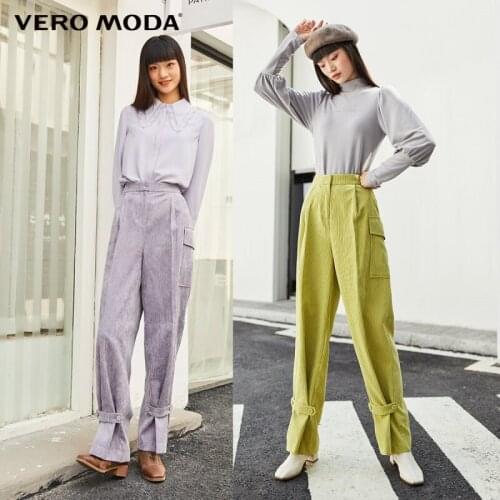 Vero Moda Women Street Style High Waist Leisure Wide Leg Pants | 320326001