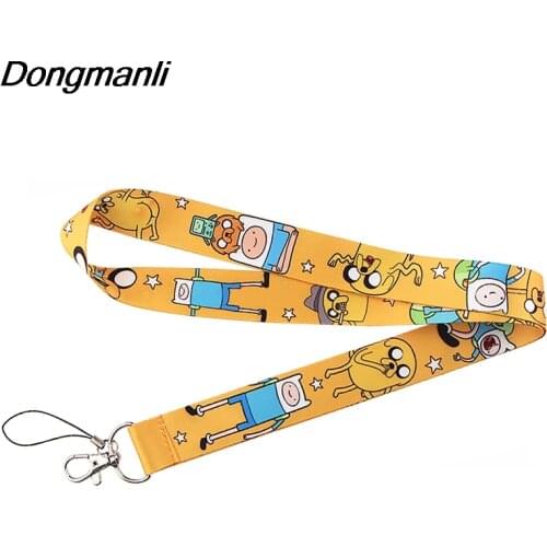 P4478 Dongmanli Anime Lanyards For Keychain ID Card Pass Gym Mobile Phone USB Badge Key Ring Holder Neck Straps Accessories