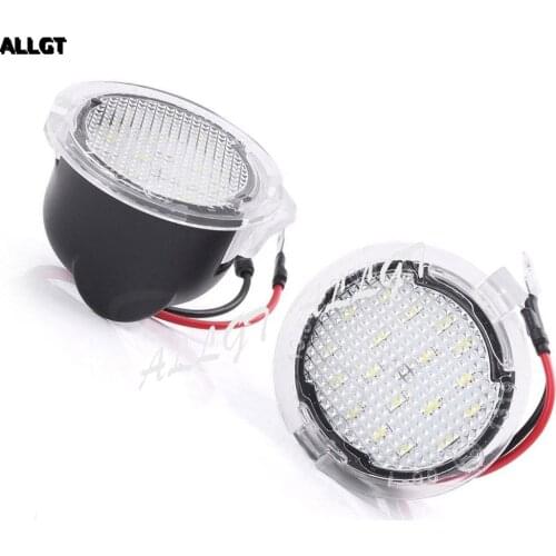 2PCS Error Free LED Side Mirror Puddle Lights for Ford 2009 2010 2011 2012 2013 2014 F150 & RAPTOR