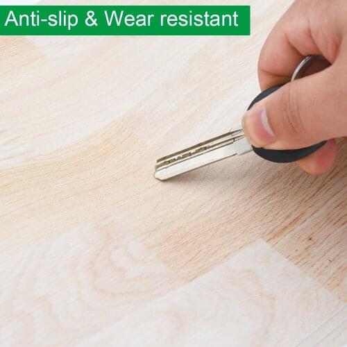 WDF001 Simulation Wood Grain Floor Stickers Waterproof Anti Slip Self Adhesive PVC Wall Stickers Room Decoration