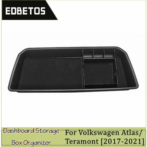 For VW Volkswagen Atlas Teramont 2017 2018 2019 2020 Car Styling Dashboard Storage Organizing Box Organizer Case