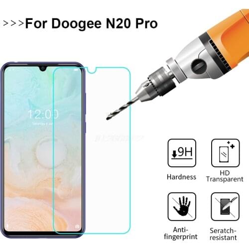3-1Pcs Glass For Doogee N20 Pro Screen Protector Tempered Glass for Doogee N20 Y9 PLUS 6.3" Vidrio templado Doogee N20 Pro Cover