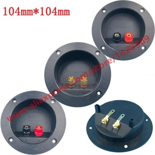 1pc 2 Positions Audio Junction Box 104mm Cable Cleat Wiring Terminal Connector DIY Speaker Connect Accessories