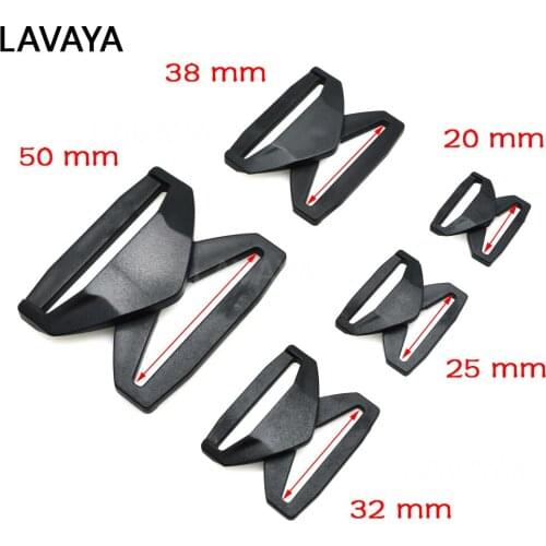1pcs 20mm 25mm 32mm 38mm 50mm Webbing Plastic Easy Release Insert Buckle
