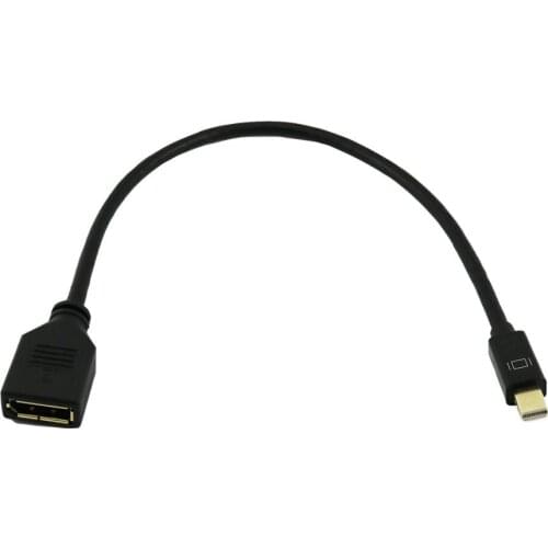 1x Displayport DP Female to Mini Display Port Male Plug Connector Cable for Apple MC PC 30cm/1ft