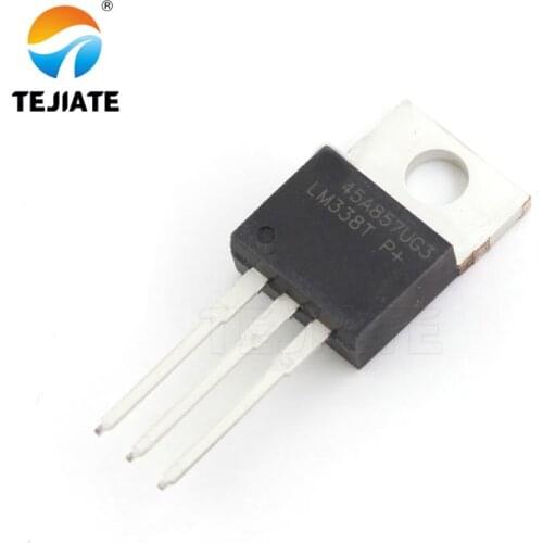 2PCS LM338T TO-220 Adjustable Three-terminal Voltage Regulator Chip 5A High Current LM338