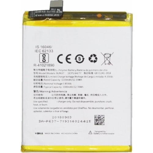 Ciszean OnePlus 5 Phone Batteries China