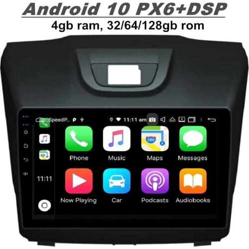 DSP PX6 Android 10 Car DVD Player for Chevrolet S10 ISUZU D-MAX 2013 2014 2015 2016 2017 2018 Stereo Radio GPS Navigation