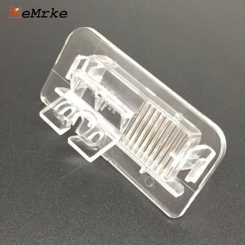 EEMRKE Car Camera Bracket License Plate Light Housing for Mercedes Benz B Class W246 B 180 B 200 2012 2013 2014 2015