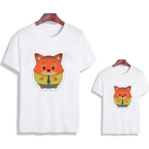 T Shirts Summer Short Sleeve Kids Tshirt Disney Cartoon Printed Mommy And Me Baby Kids Tshirts Family Matching Clothes Dropship