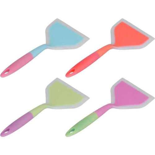 Cooking Spatula Silicone Wide Mouth Frying Spatula Pancakes Fried Shovel for Home Kitchen