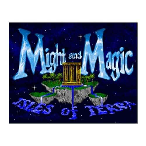 Might and Magic III - Isles of Terra NTSC Version 16 Bit 46 Pin Big Gray Game Card For USA Game Players