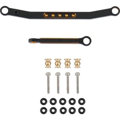 Metal Steering Rod Tie Links For 1/24 RC Crawler Car Axial SCX24 90081 AXI00001 Upgrade Parts