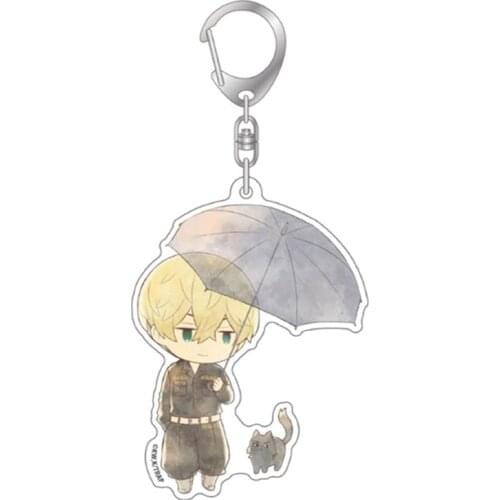 New Japanese Acrylic Keychain Anime Tokyo Swastika Tokyo Revengers Sano Manjiro Hanagaki Budo Keyring Pendant for Fans