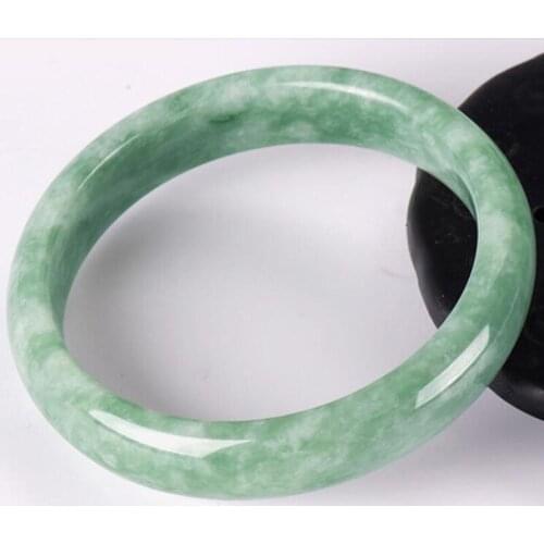 Wholesale Natural Gui Zhou Jade Flat strip Jade Bangles Jewelry Lucky Auspicious Safety Jade Bracelet Fine Jewelry