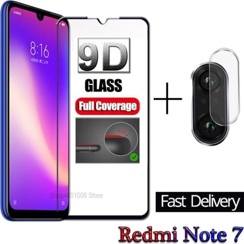 2 in 1 Camera Film Redmi Note 7 Protective Glass 9H Screen Protector For Xiaomi Redmi Note 7 Glass Redmi note 7 Tempered Glass