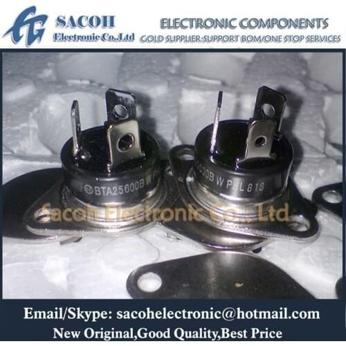 Genuine New Original 2PCS/Lot BTA25-600BW BTA25-600BRG BTA25-600B BTA25-600 or BTA25-800BW BTA25-800B RD91 25A 600V Power Triacs
