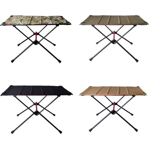 Portable Foldable Camping Table Aluminum Alloy BBQ Table Picnic Outdoor Furniture Family Party Dinner Desk