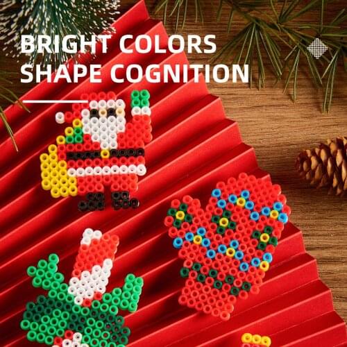 Happy Flute Christmas Decoration Ironing Beads for GREAT Kids Great Fun DIY Intelligence Educational Toys Craft Puzzles